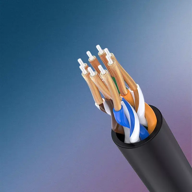 UGREEN NW122 prepojovací kábel Cat6A UTP, RJ45, 3 m, čierny, do 10 Gb/s