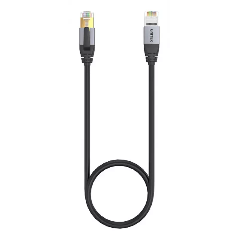 Unitek ethernetový kábel RJ-45 LAN Cat.8 (S/FTP) 1 m