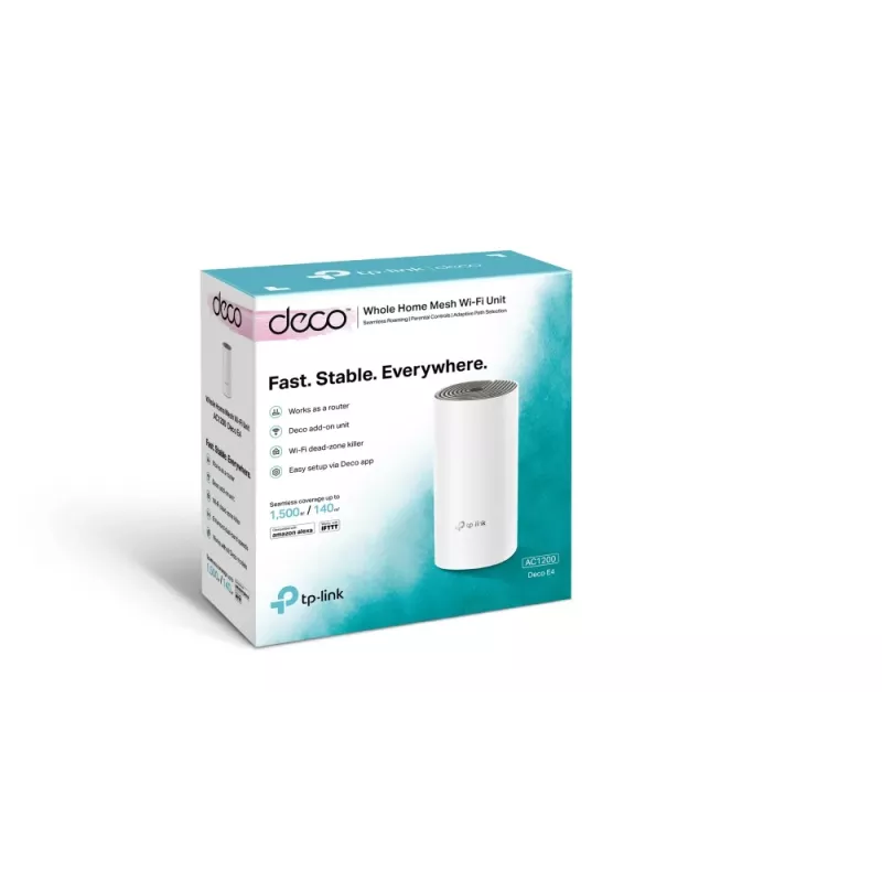 TP-Link AC1200 Whole Home Mesh Wi-Fi System, biela, sivá, interný, mesh router, LAN, WLAN, dualband (2,4 GHz / 5 GHz), Wi-Fi 5 (802.11ac)