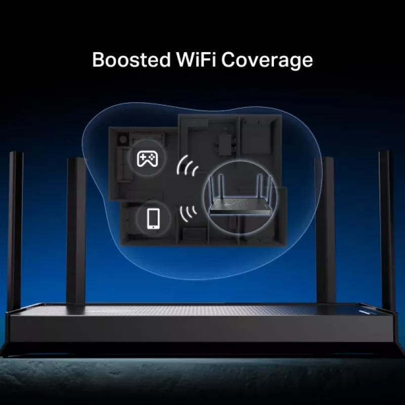 TP-Link Archer BE3600 bezdrôtový router 2,5 Gigabit Ethernet dualband (2,4 GHz / 5 GHz) čierny