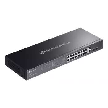 TP-Link Omada ES220GMP sieťový switch Managed L2 Gigabit Ethernet (10/100/1000) Power over Ethernet (PoE) čierny