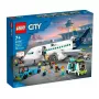 LEGO osobné lietadlo stavebnica 60367 — City séria, 913 dielov, 2 minifigúrky, detailný interiér