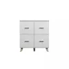 Sideboard cama meble LOTTA 110 4D — 4 dvere, 6 políc, povrch sonoma dub, 1100×540×1190 mm