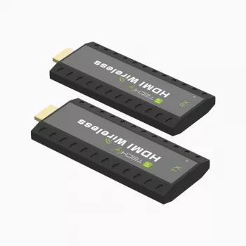 Techly IDATA HDMI-WL53 AV extender AV vysielač a prijímač čierny