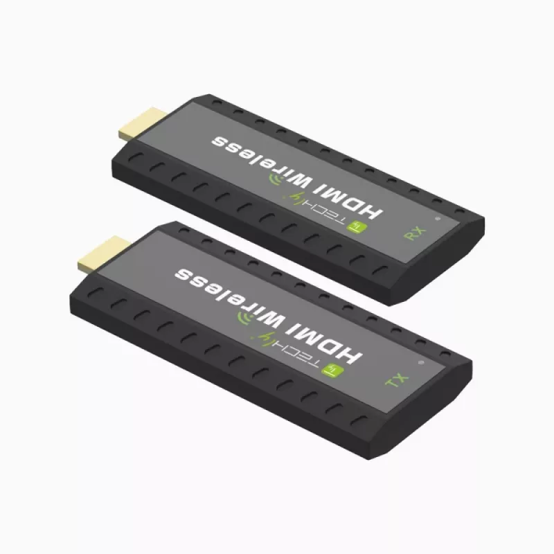 Techly IDATA HDMI-WL53 AV extender AV vysielač a prijímač čierny