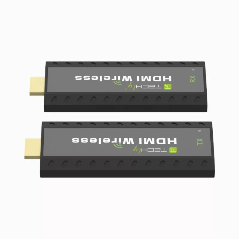 Techly IDATA HDMI-WL53 AV extender AV vysielač a prijímač čierny