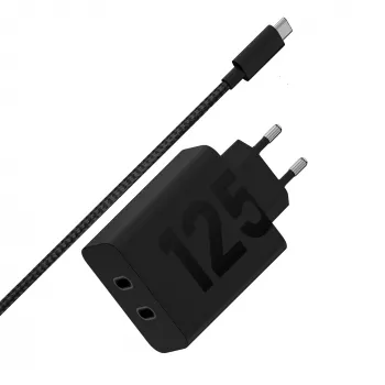 Motorola TurboPower 125W Duo nabíjačka univerzálna čierna AC rýchlonabíjanie pre interiér