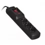 Predlžovacia zásuvka ActiveJet COMBO 3GN 1,5 m — 3 zásuvky Type E, 230 V, 10 A, čierna