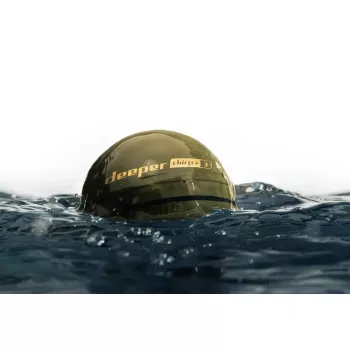 deeper Smart Sonar CHIRP+3 Wi‑Fi prenosný rybársky sonar — bezdrôtový sonar na vhadzovanie, max. hĺbka 100 m, uhol kužeľa 47°/20°/7°, Wi‑Fi, GPS/GLONASS