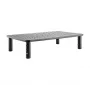 Voľne stojaci stolový držiak na monitor GEMBIRD MS-TABLE-01 – jedna obrazovka, nosnosť 20 kg, čierny, manuálne nastavenie výšky 100–140 mm