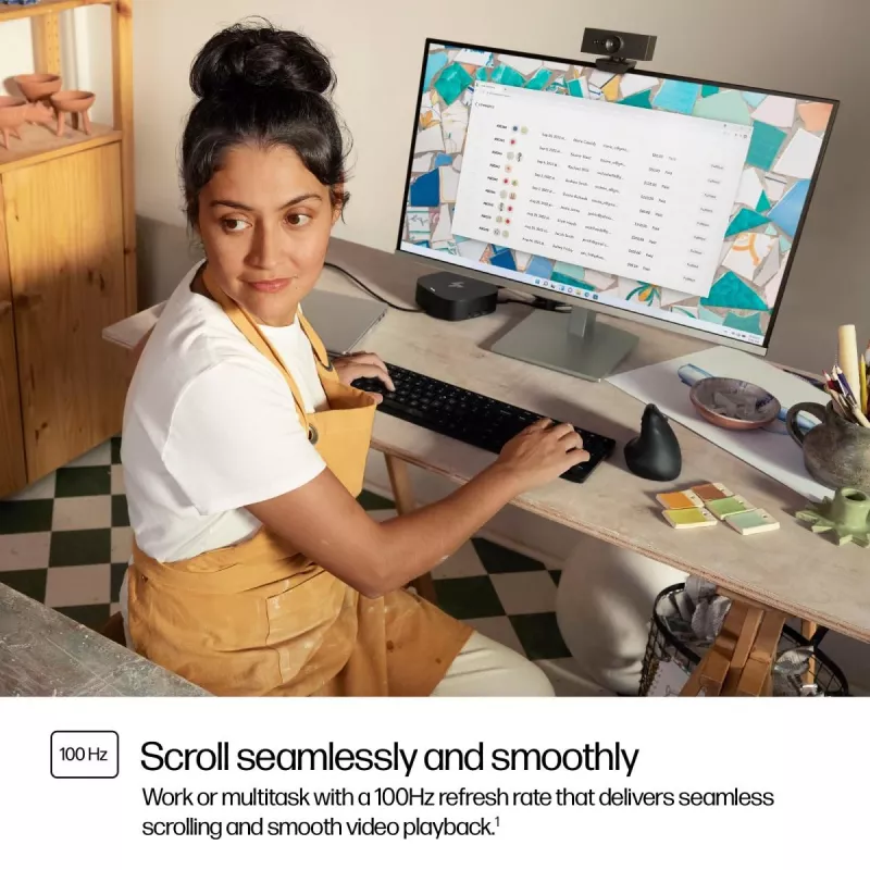 HP stolný monitor – séria 5 524sh – 24 inch – 1920x1080 (FHD) – IPS – nastaviteľná výška