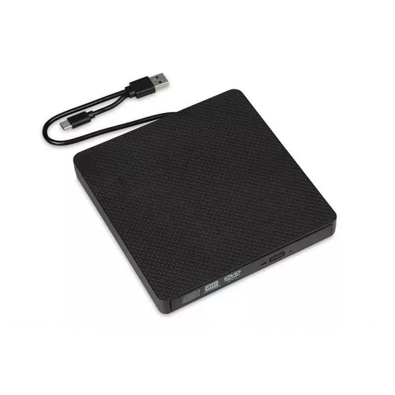 Optická mechanika IBOX IED03 DVD±RW USB 3.1 Gen1 (USB-C) čierna, tray, 24x CD / 8x DVD