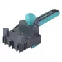 Montážny nástroj Wolfcraft Dübelmeister pre hmoždinky 6/8/10 mm, hrúbka dosky 1,2–30 mm, plast/oceľ, čierna