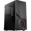 Aerocool PGS Zauron FRGB-G-BK-v1 herná počítačová skriňa Midi Tower, ATX/micro-ATX/Mini-ITX, tvrdené sklo, FRGB, čierna