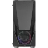 Aerocool PGS Zauron FRGB-G-BK-v1 herná počítačová skriňa Midi Tower, ATX/micro-ATX/Mini-ITX, tvrdené sklo, FRGB, čierna
