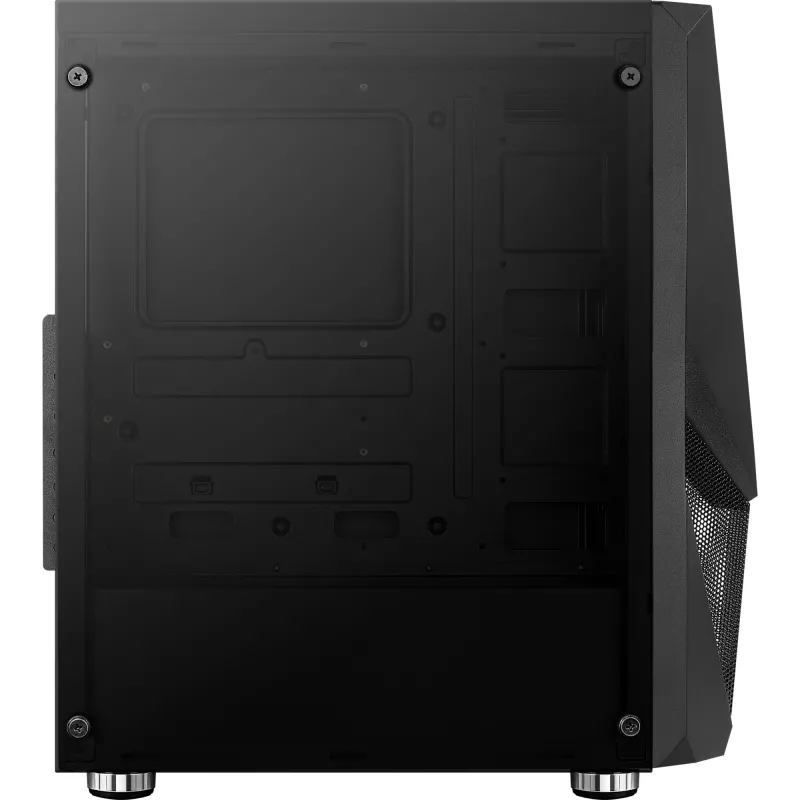 Aerocool PGS Zauron FRGB-G-BK-v1 herná počítačová skriňa Midi Tower, ATX/micro-ATX/Mini-ITX, tvrdené sklo, FRGB, čierna