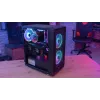Aerocool PGS Graphite-G-BK-v2 FRGB počítačová skriňa Midi Tower, ATX, čierna