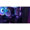 Aerocool PGS Graphite-G-BK-v2 FRGB počítačová skriňa Midi Tower, ATX, čierna