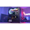 Aerocool PGS Graphite-G-BK-v2 FRGB počítačová skriňa Midi Tower, ATX, čierna