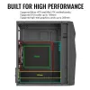 Aerocool PGS Raider Mini-G-BK-v3 počítačová skriňa, čierna