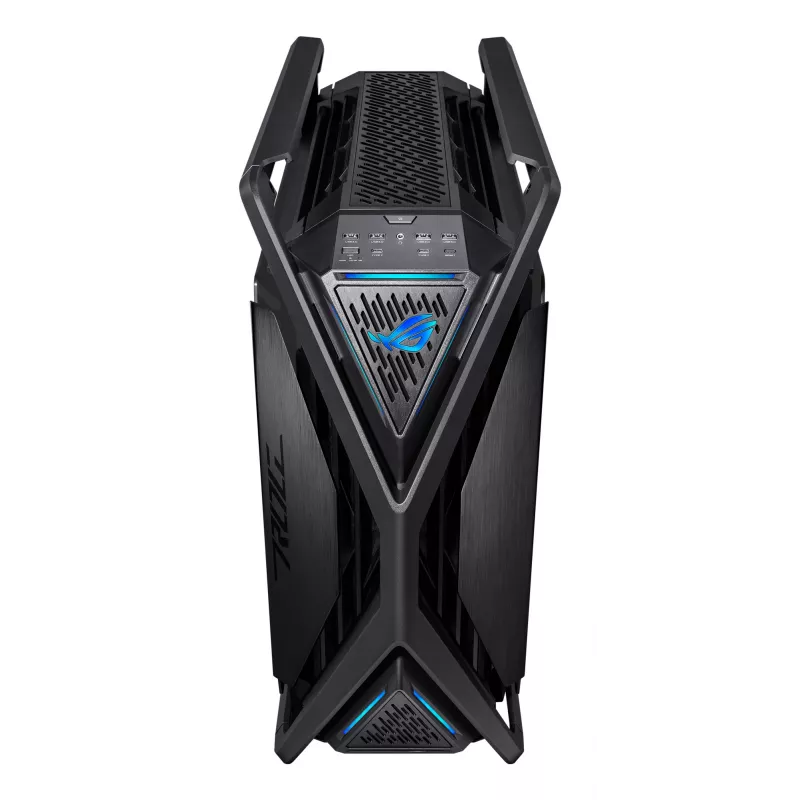 PC skriňa ASUS ROG Hyperion GR701 BTF Edition Tower — čierna, tvrdené sklo, podpora E-ATX/ATX/microATX, 46 cm GPU, horný radiátor 420 mm