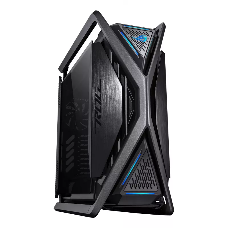 PC skriňa ASUS ROG Hyperion GR701 BTF Edition Tower — čierna, tvrdené sklo, podpora E-ATX/ATX/microATX, 46 cm GPU, horný radiátor 420 mm