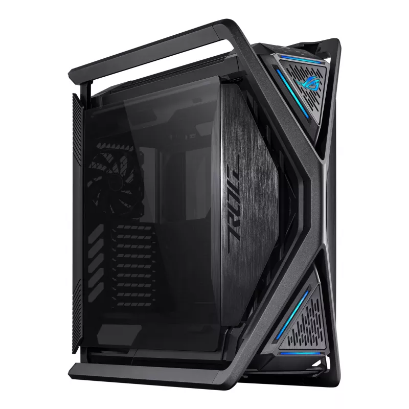 PC skriňa ASUS ROG Hyperion GR701 BTF Edition Tower — čierna, tvrdené sklo, podpora E-ATX/ATX/microATX, 46 cm GPU, horný radiátor 420 mm