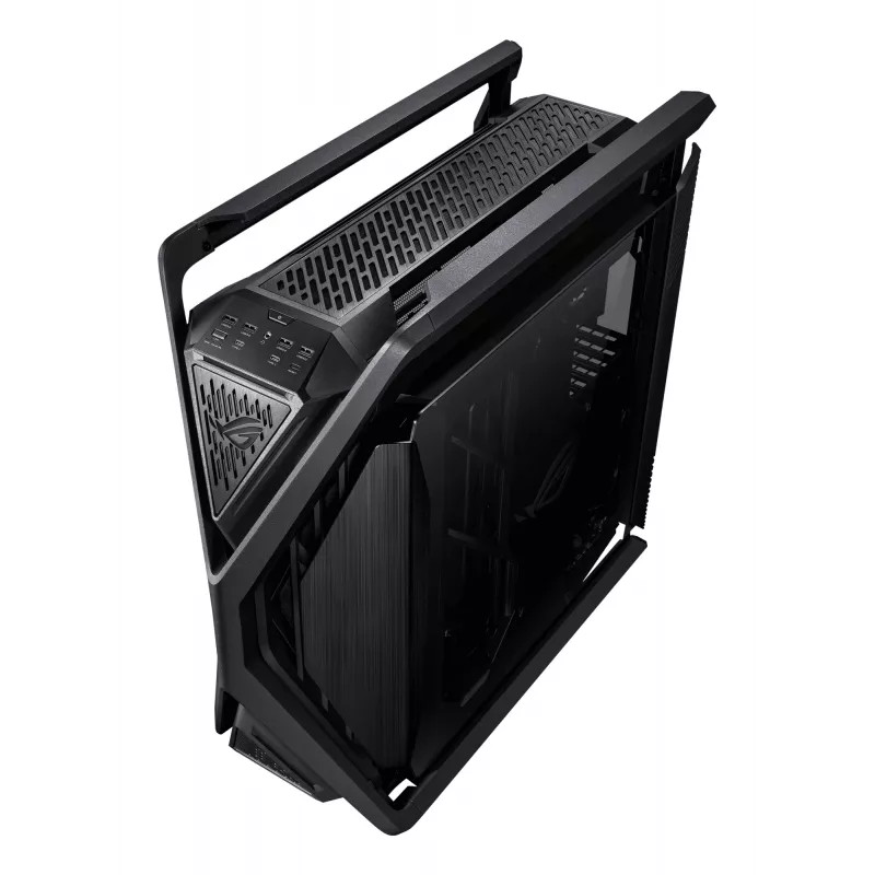 PC skriňa ASUS ROG Hyperion GR701 BTF Edition Tower — čierna, tvrdené sklo, podpora E-ATX/ATX/microATX, 46 cm GPU, horný radiátor 420 mm