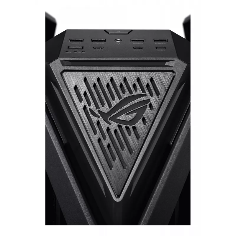 PC skriňa ASUS ROG Hyperion GR701 BTF Edition Tower — čierna, tvrdené sklo, podpora E-ATX/ATX/microATX, 46 cm GPU, horný radiátor 420 mm