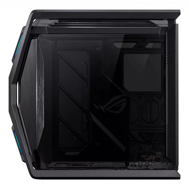 PC skriňa ASUS ROG Hyperion GR701 BTF Edition Tower — čierna, tvrdené sklo, podpora E-ATX/ATX/microATX, 46 cm GPU, horný radiátor 420 mm