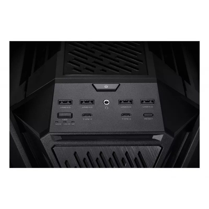 PC skriňa ASUS ROG Hyperion GR701 BTF Edition Tower — čierna, tvrdené sklo, podpora E-ATX/ATX/microATX, 46 cm GPU, horný radiátor 420 mm