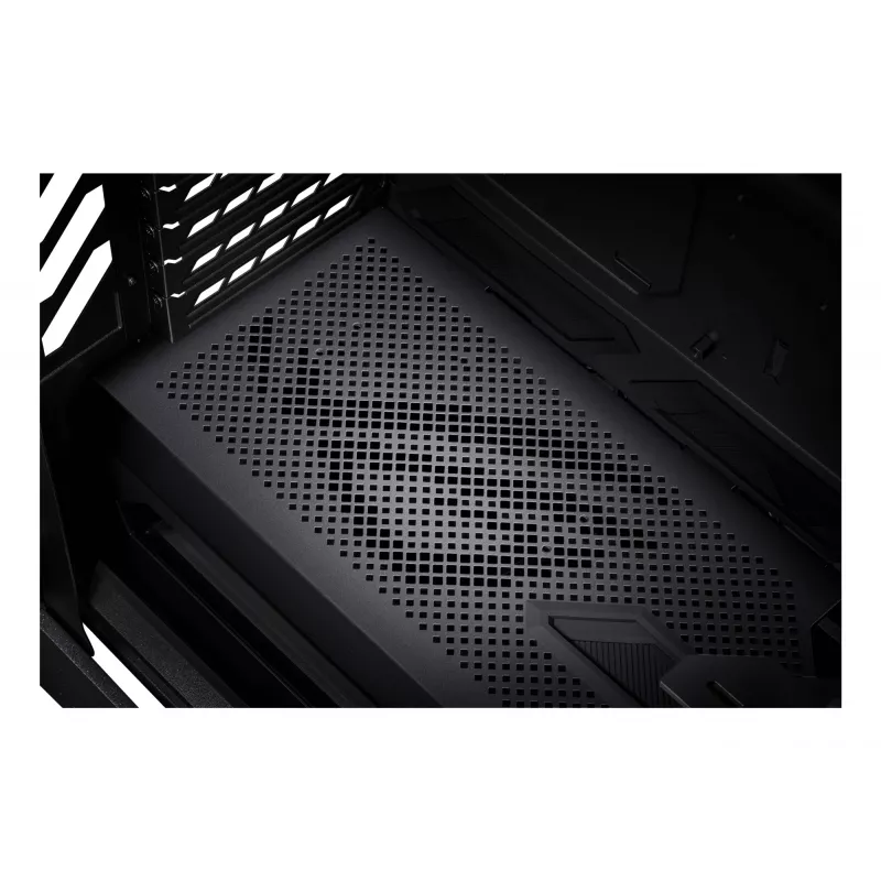 PC skriňa ASUS ROG Hyperion GR701 BTF Edition Tower — čierna, tvrdené sklo, podpora E-ATX/ATX/microATX, 46 cm GPU, horný radiátor 420 mm