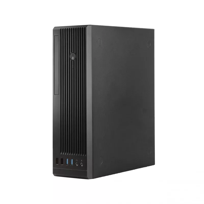 Chieftec UNI Series BE-10B-300 počítačová skriňa Small Form Factor, microATX/Mini-ITX, so zdrojom TFX 300 W v balení, 2x USB 3.2 Gen 1, 2x USB 2.0, čierna