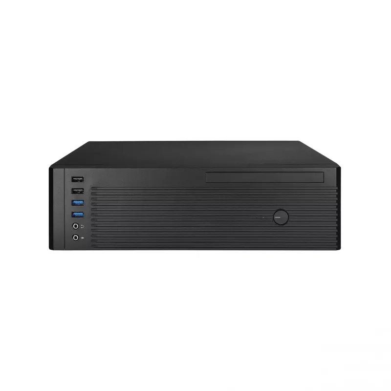 Chieftec UNI Series BE-10B-300 počítačová skriňa Small Form Factor, microATX/Mini-ITX, so zdrojom TFX 300 W v balení, 2x USB 3.2 Gen 1, 2x USB 2.0, čierna