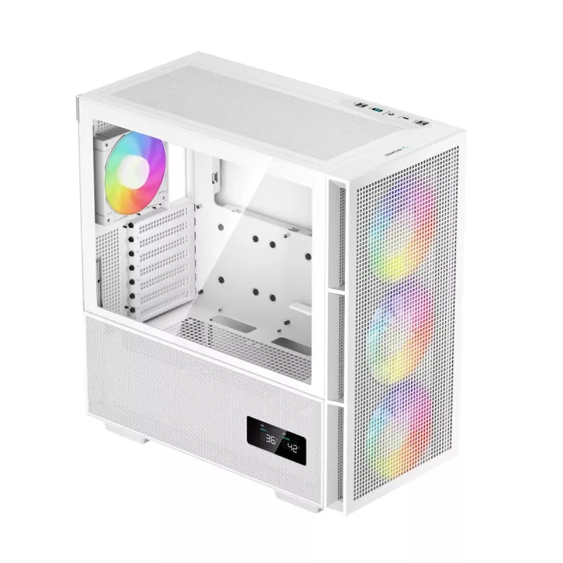 DEEPCOOL CH560 DIGITAL WH Midi Tower skriňa - biela