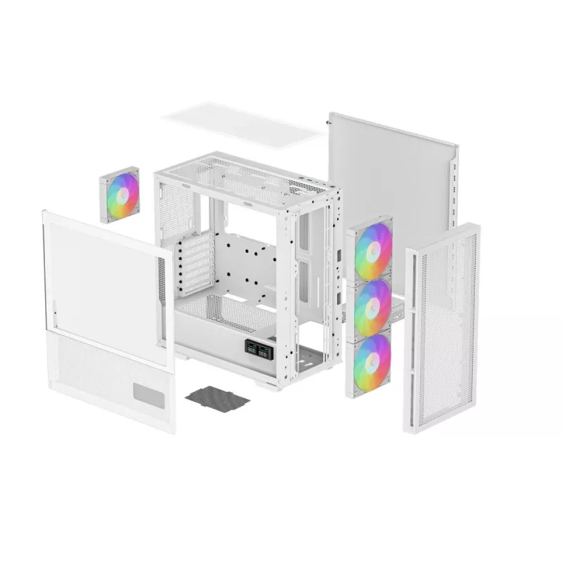 DEEPCOOL CH560 DIGITAL WH Midi Tower skriňa - biela