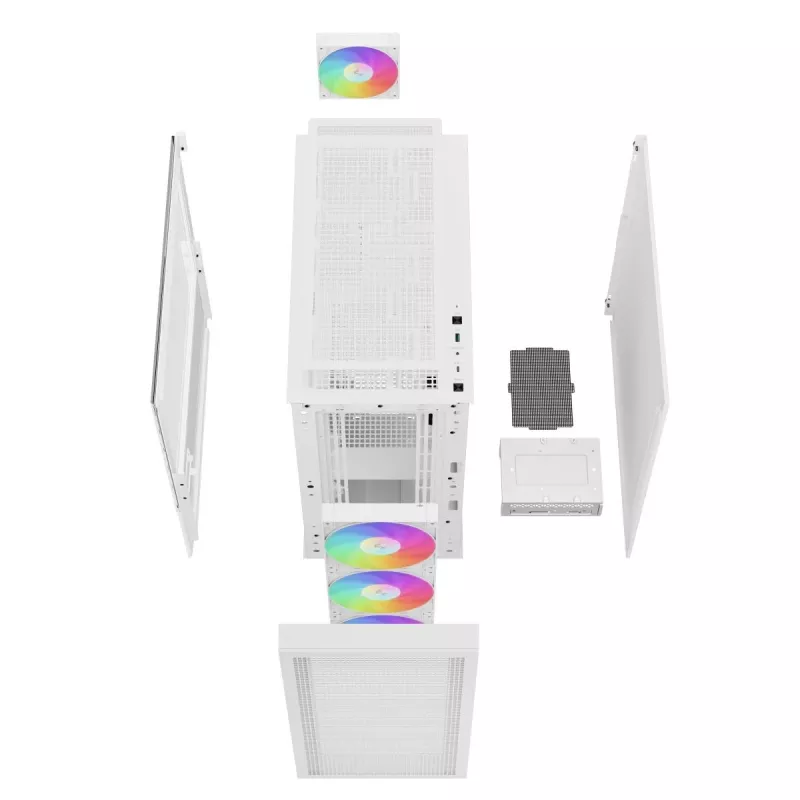DEEPCOOL CH560 DIGITAL WH Midi Tower skriňa - biela