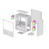 DeepCool CH360 počítačová skriňa Micro-ATX, tvrdené sklo, bez zdroja, biela