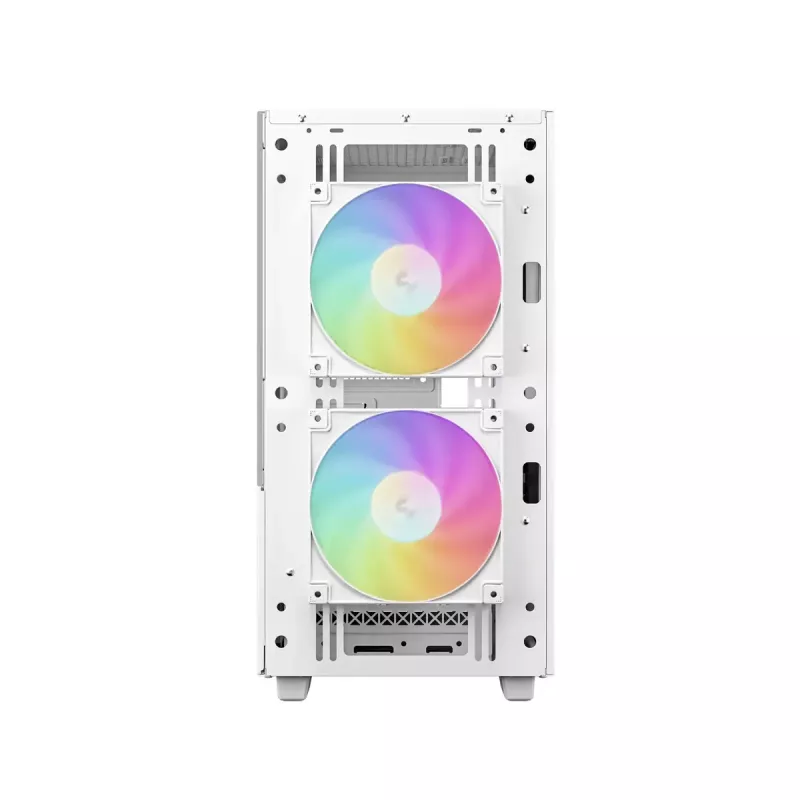 DeepCool CH360 počítačová skriňa Micro-ATX, tvrdené sklo, bez zdroja, biela