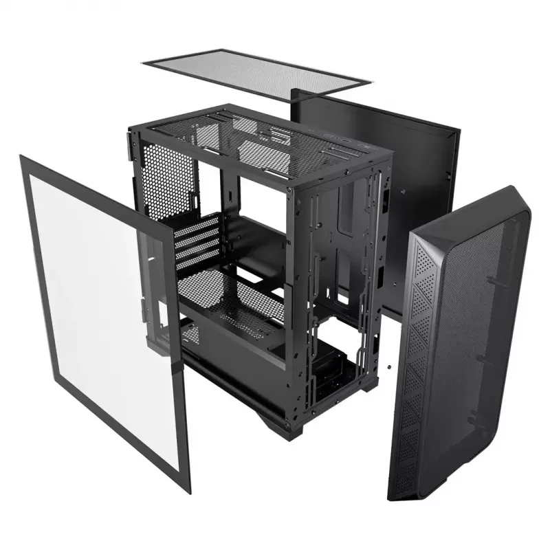 Počítačová skriňa Gembird CCC-FC-MK200 ATX skriňa čierna