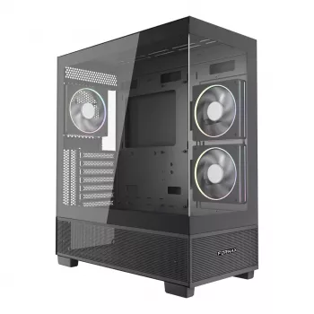 Počítačová skriňa GEMBIRD Fornax X550, ATX, čierna