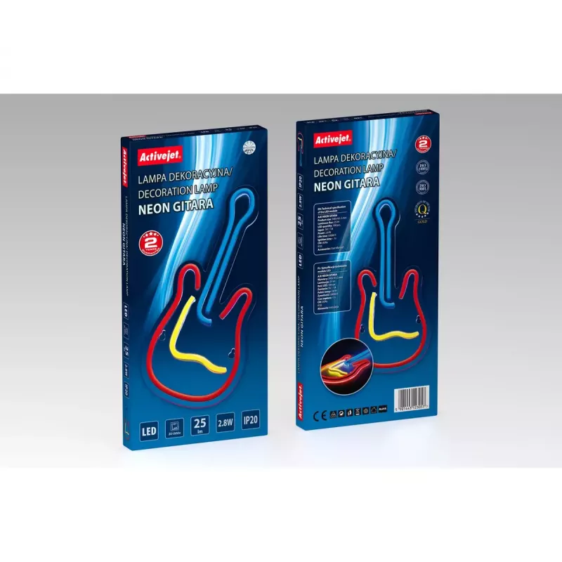 Neónové LED svietidlo Activejet AJE-NEON GUITAR