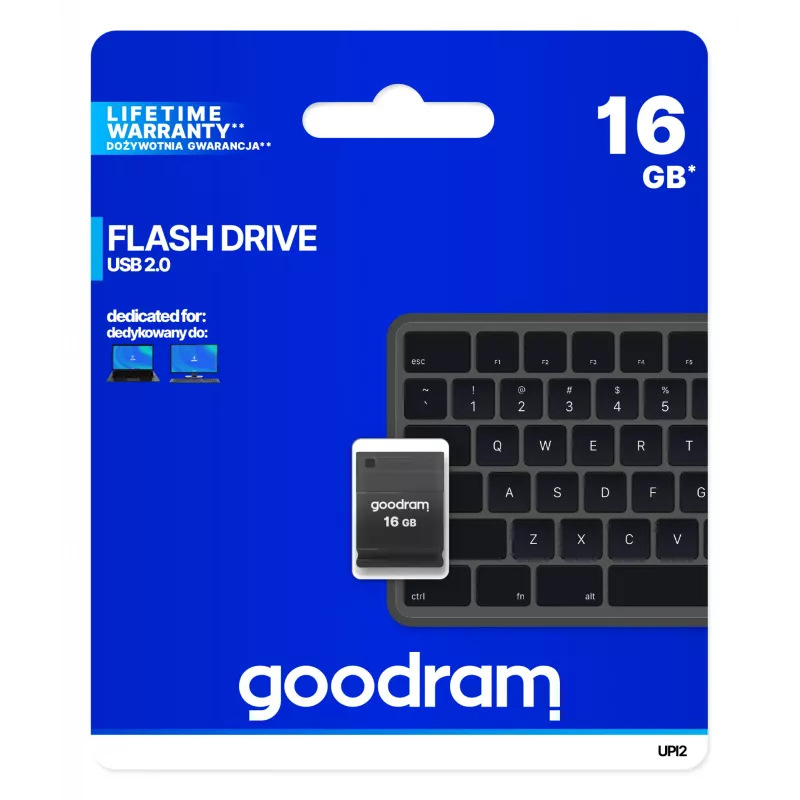 Goodram UPI2 USB kľúč 16 GB USB Type-A 2.0 čierny