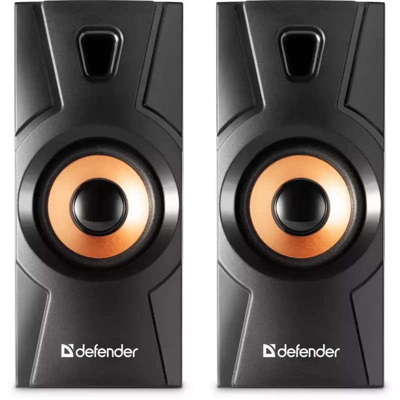 Káblový stolový reproduktor DEFENDER Aurora S8 — 2.0, 8 W RMS, napájanie USB, 3,5 mm, čierny