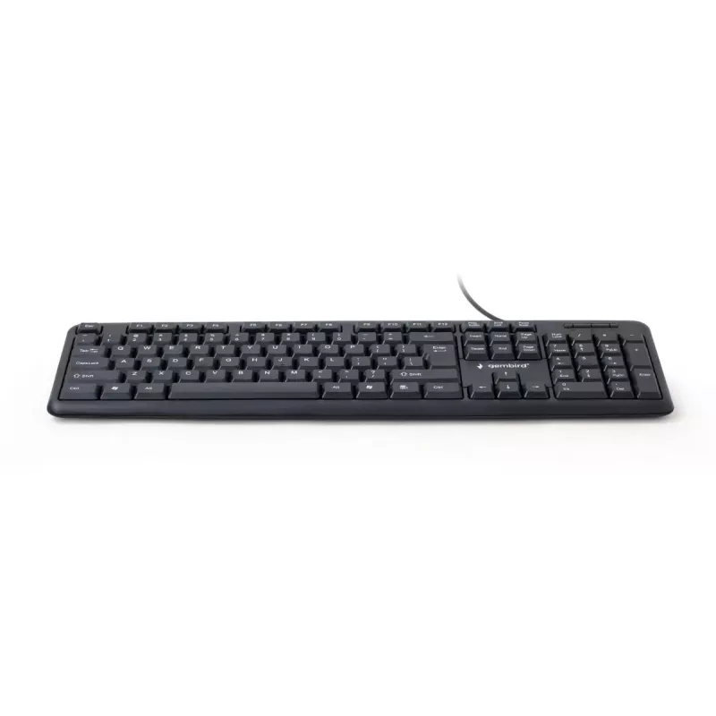 GEMBIRD KB-U-103 Standard - klávesnica - káblová USB - čierna - Qwerty US/Int'l