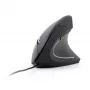 GEMBIRD optická myš MUS-ERGO-01 - ergonomická, 6 tlačidiel, koliesko, USB, čierna