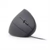 GEMBIRD optická myš MUS-ERGO-01 - ergonomická, 6 tlačidiel, koliesko, USB, čierna