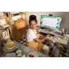 HP 350 kompaktná multi-device Bluetooth klávesnica, bezdrôtová, Bluetooth, mechanická, QWERTY, čierna