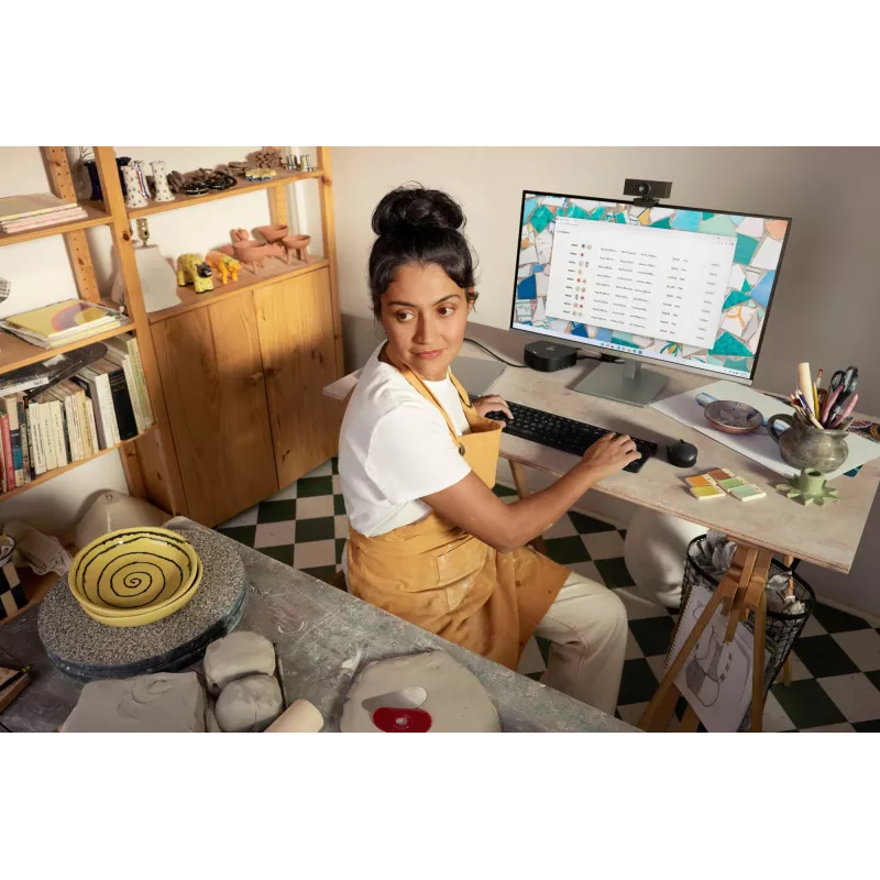 HP 350 kompaktná multi-device Bluetooth klávesnica, bezdrôtová, Bluetooth, mechanická, QWERTY, čierna
