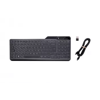 HP 400 podsvietená káblová klávesnica, plná veľkosť (100%), kábel, USB, mechanická, QWERTY, čierna